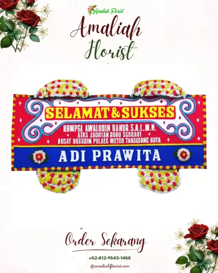 Papan Bunga Ucapan Selamat Pandanrejo